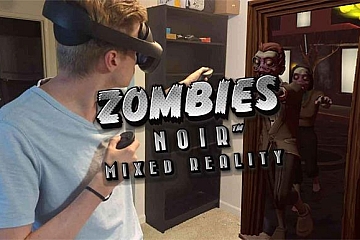 Oculus Quest 游戏《黑城丧尸：混合现实》Zombies Noir: Mixed Reality VR下载