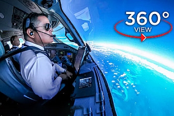 360°风景VR《第一视角开飞机360VR》视频下载